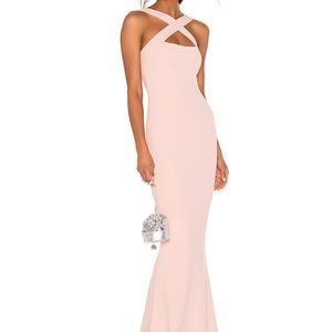 Nookie two way pale pink gown